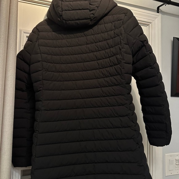 BCBG MAXAZRIA Quilted Black Winter Jacket Size M - Picture 3 of 9